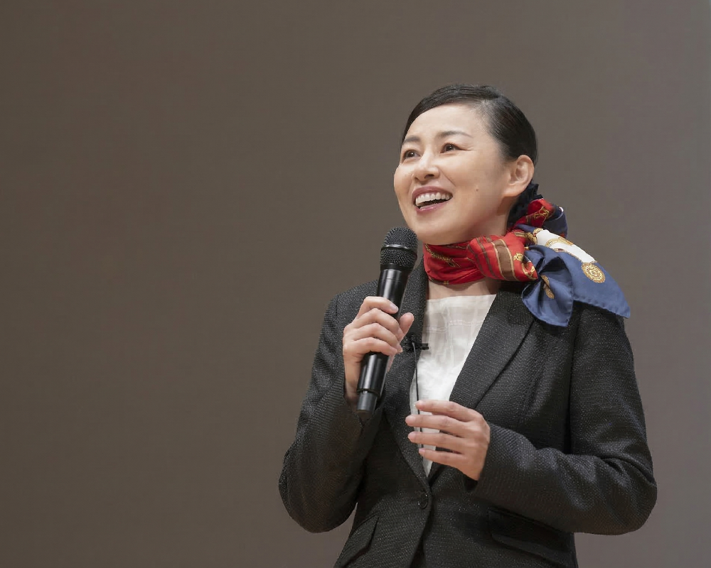 茂木久美子の講演風景写真